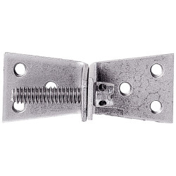 Ferrure d'assemblage double pour meuble en acier zingué 45 mm 2 pièces TEKNIBOX