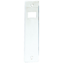 Plaque en PVC pour enrouleur encastrable blanche TEKNIBOX