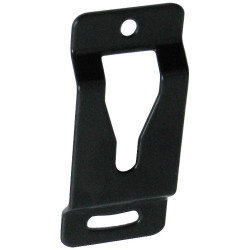 Plaquette de fixation pour volet en métal noir 2 pièces TEKNIBOX