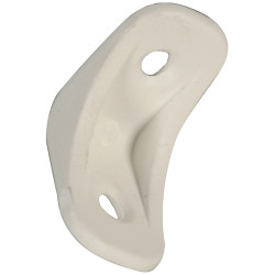 Equerre d'assemblage en plastique blanc 24 x 24 mm 4 pièces TEKNIBOX