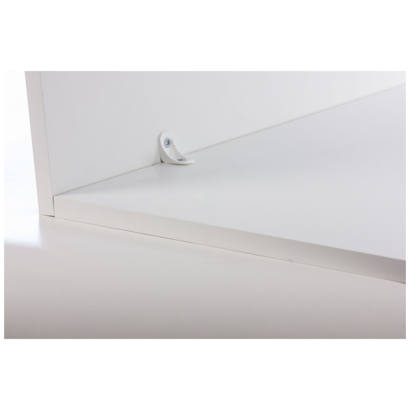 Equerre d'assemblage en plastique blanc 24 x 24 mm 4 pièces TEKNIBOX Equerre d'assemblage en plastique blanc 24 x 24 mm 4 pièces TEKNIBOX