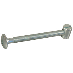 Vis à tête bombée avec plot d'assemblage Ø 6 x 60 mm 4 pièces TEKNIBOX