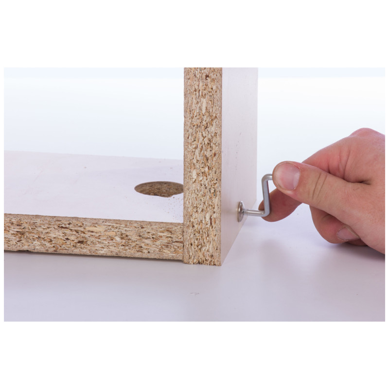 Vis à tête bombée avec plot d'assemblage Ø 6 x 60 mm 4 pièces TEKNIBOX Vis à tête bombée avec plot d'assemblage Ø 6 x 60 mm 4 pièces TEKNIBOX
