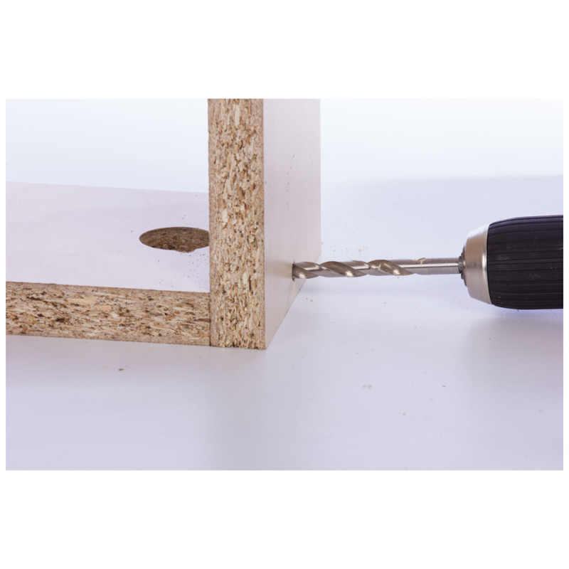 Vis à tête bombée avec plot d'assemblage Ø 6 x 80 mm 4 pièces TEKNIBOX Vis à tête bombée avec plot d'assemblage Ø 6 x 80 mm 4 pièces TEKNIBOX