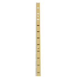 Crémaillère en aluminium dorée 200 cm TEKNIBOX