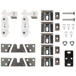 Set d'accessoires pour porte coulissante blanc TEKNIBOX