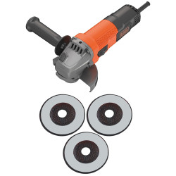 Meuleuse d'angle 750W BEG110A3-QS – Puissante et Polyvalente | BLACK+DECKER