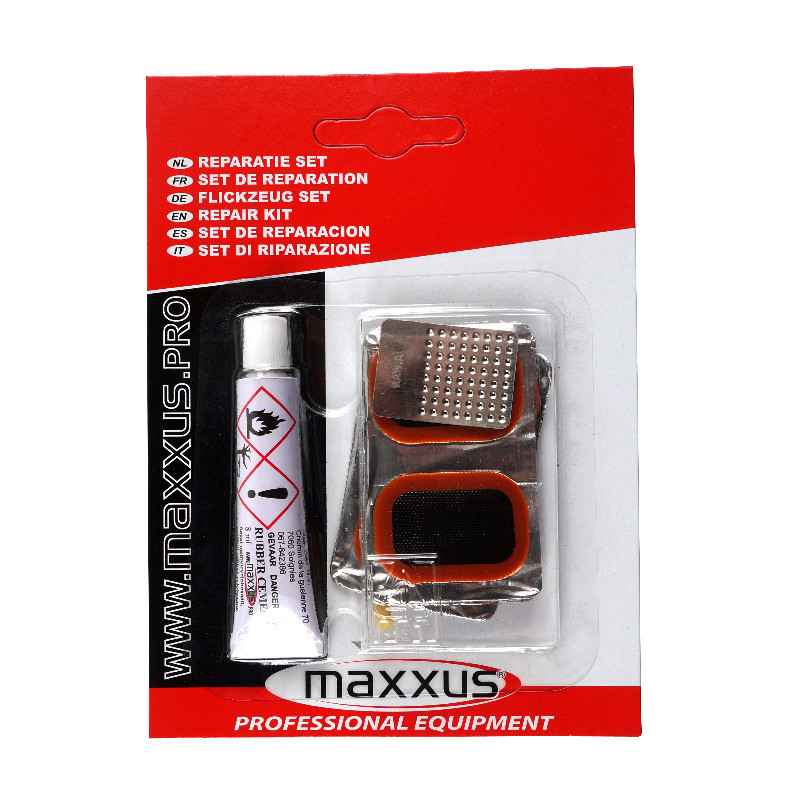 Set de réparation vélo 6 rustines - Équipement essentiel | MAXXUS