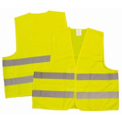 Gilet de sécurité réfléchissant jaune L - Cyclisme | MAXXUS