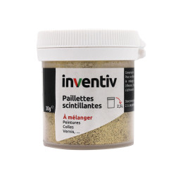 Paillettes Or 30g – Scintillez à l'infini | INVENTIV