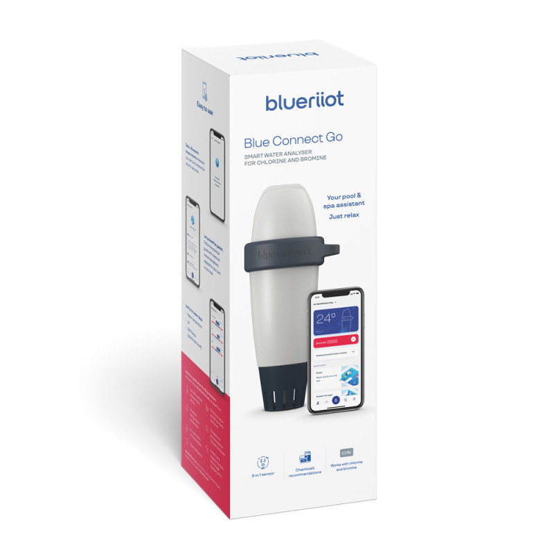 Blue Connect Go BLUERIIOT – Analyse eau piscine | BLUERIIOT Blue Connect Go BLUERIIOT – Analyse eau piscine | BLUERIIOT