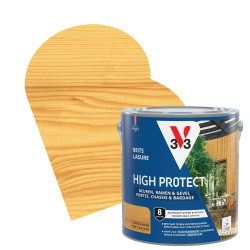 Lasure pour bois High Protect chêne clair 2