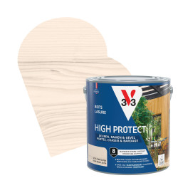 Lasure pour bois High Protect cèdre blanc 2
