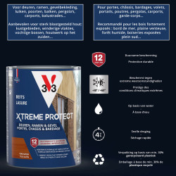 Lasure pour bois Xtreme Protect teck 0 Lasure pour bois Xtreme Protect teck 0