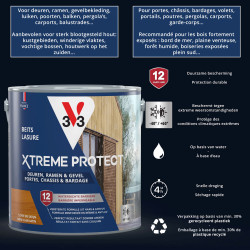 Lasure pour bois Xtreme Protect chêne clair 2 Lasure pour bois Xtreme Protect chêne clair 2