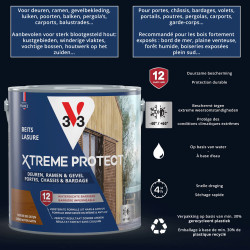 Lasure pour bois Xtreme Protect chêne moyen 2 Lasure pour bois Xtreme Protect chêne moyen 2