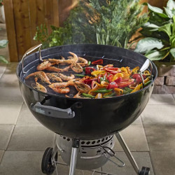 Plancha Weber Ø 57 cm pour barbecue à charbon | WEBER Plancha Weber Ø 57 cm pour barbecue à charbon | WEBER