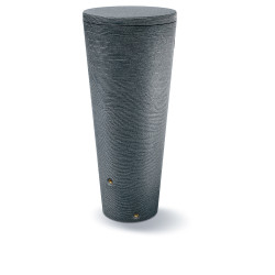 Tonneau à eau de pluie avec bac à plantes Maze gris 240 L WATERFORM