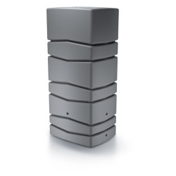 Tonneau à eau de pluie Aqua Tower gris 650 L WATERFORM