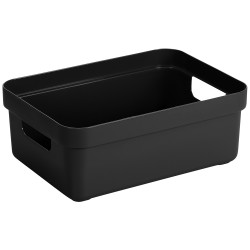 Box de rangement Sigma Home noir 9 L SUNWARE
