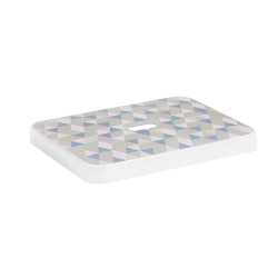 Couvercle pour box de rangement Sigma Home triangles 24 -32 L SUNWARE