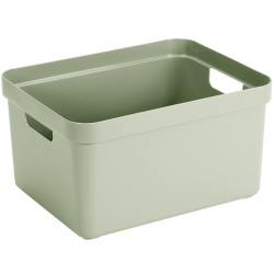 Boîte de rangement Sigma Home verte 32 L | SUNWARE