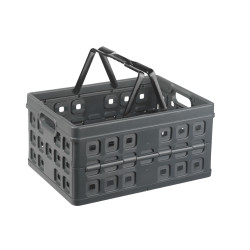 Box de rangement pliant Square anthracite 32L | SUNWARE