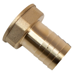 Raccord cannelé droit en laiton F 1 1/2" Ø 40 mm SCALA
