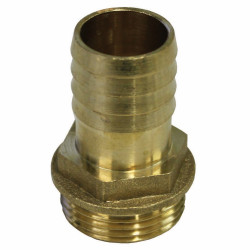 Raccord cannelé droit en laiton M 3/4" Ø 20 mm SCALA