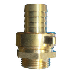 Raccord cannelé droit en laiton M 1" Ø 25 mm SCALA
