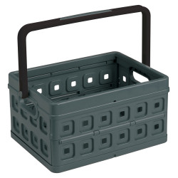 Box rangement pliant Square anthracite 24L | SUNWARE
