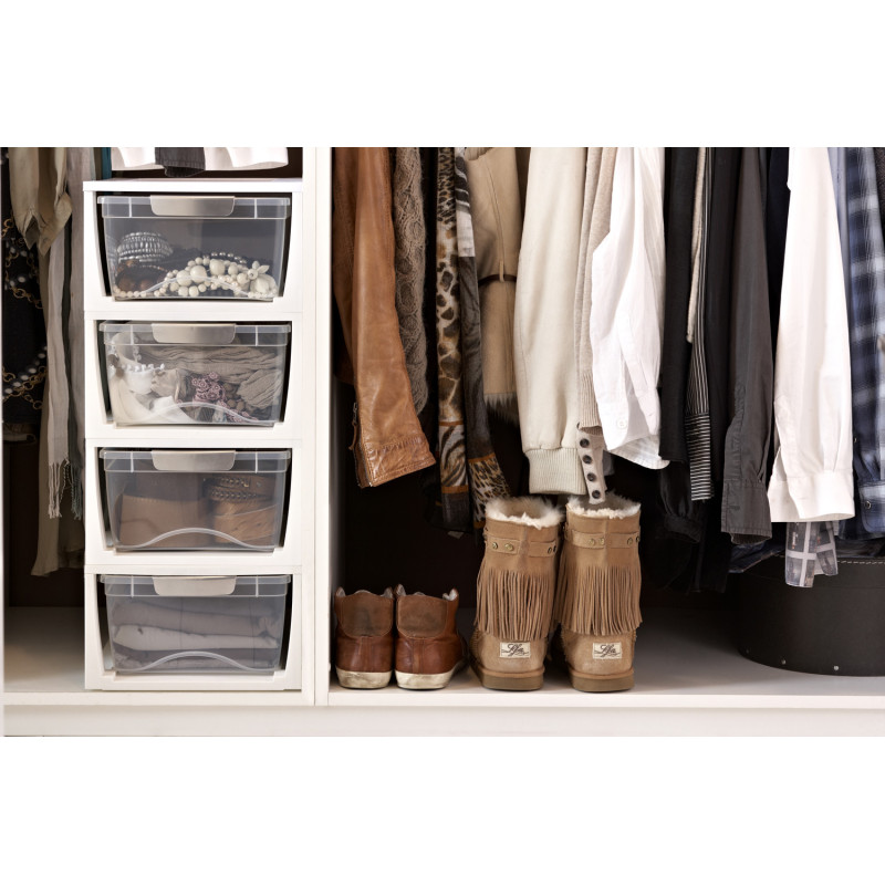 Tiroir de rangement Omega blanc 11L | SUNWARE