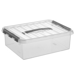 Box de rangement Q-Line 10L Transparent | SUNWARE