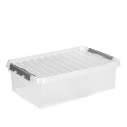 Box de rangement Q-Line 32L transparent | SUNWARE
