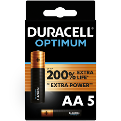 Piles Alcalines AA Duracell Optimum – Puissance Longue Durée | DURACELL