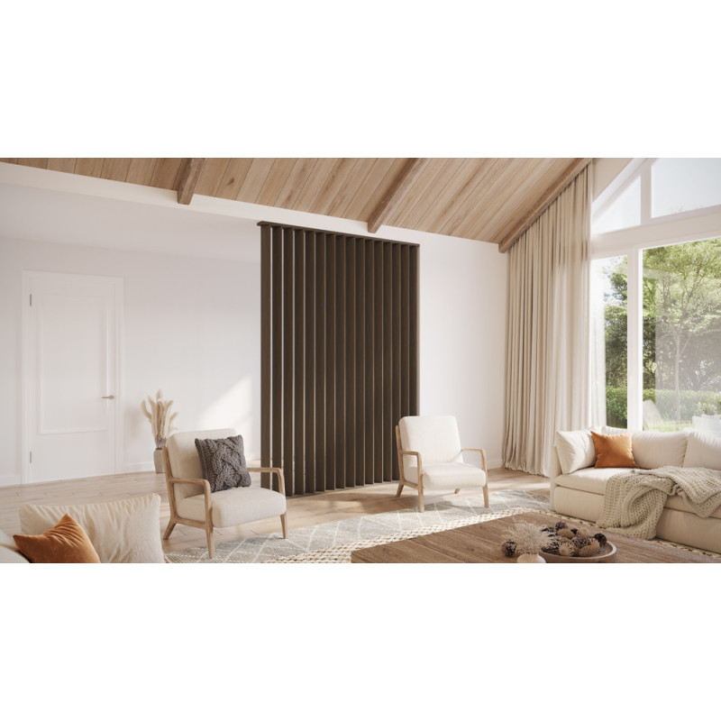 Séparateur de pièce Splitt chêne fumé 277 x 12 x 3 Séparateur de pièce Splitt chêne fumé 277 x 12 x 3