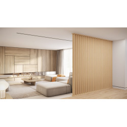 Séparateur de pièce Splitt chêne naturel 277 x 12 x 3