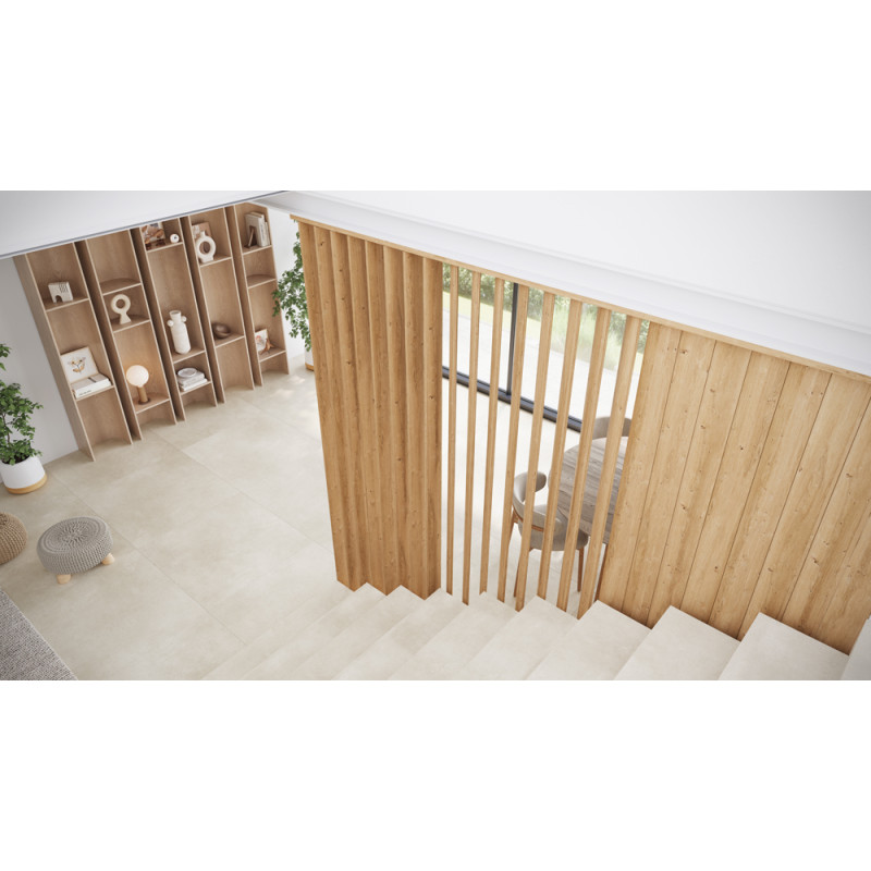 Kit de montage pour séparateur de pièce Splitt chêne poivré MAESTRO