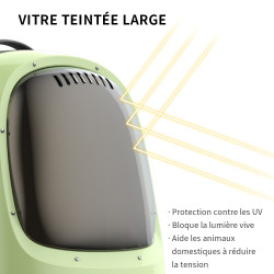 Sac de voyage pour chat Breezy 2 vert PETKIT