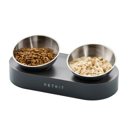 Double gamelle surélevée et ajustable Fresh Nano pour chat PETKIT