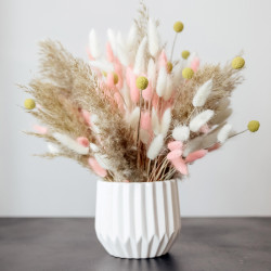 Impression sur verre Fleur romantique 30 x 30 cm CEANOTHE | CEANOTHE