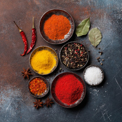 Impression sur verre Bol d'épices 30x30cm CEANOTHE | CEANOTHE