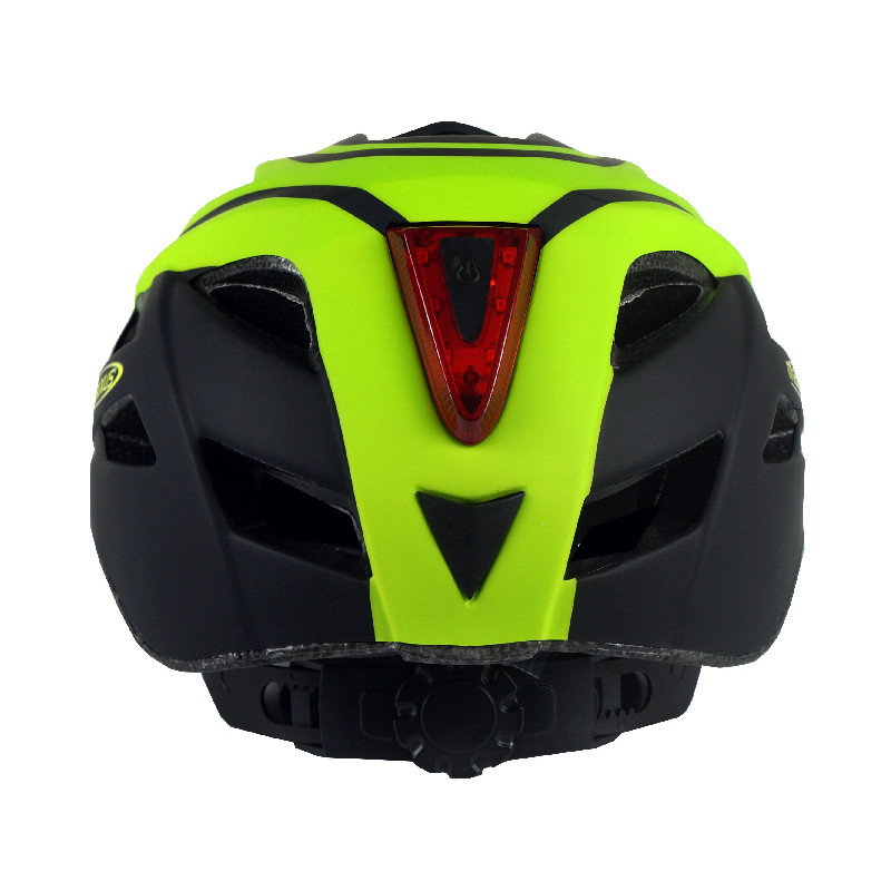 Casque Urban Light LED jaune 58 à 61 cm