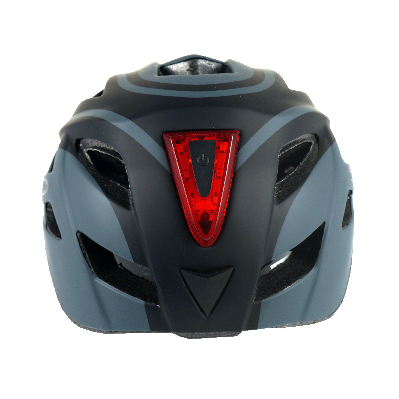Casque Urban Light LED gris 52 à 59 cm Casque Urban Light LED gris 52 à 59 cm