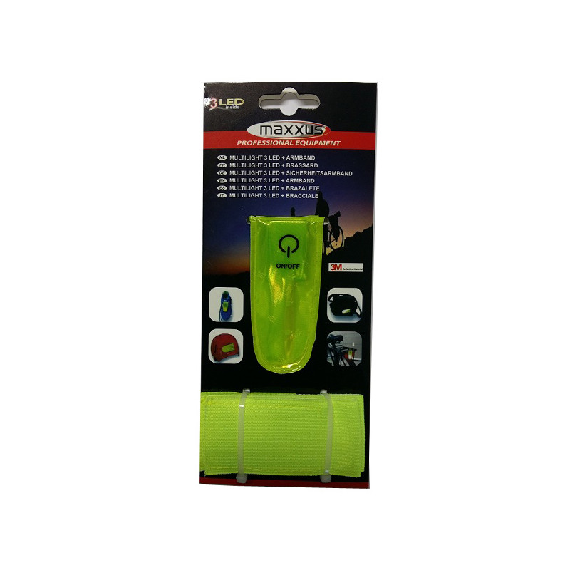 Eclairage de sécurité LED avec brassard