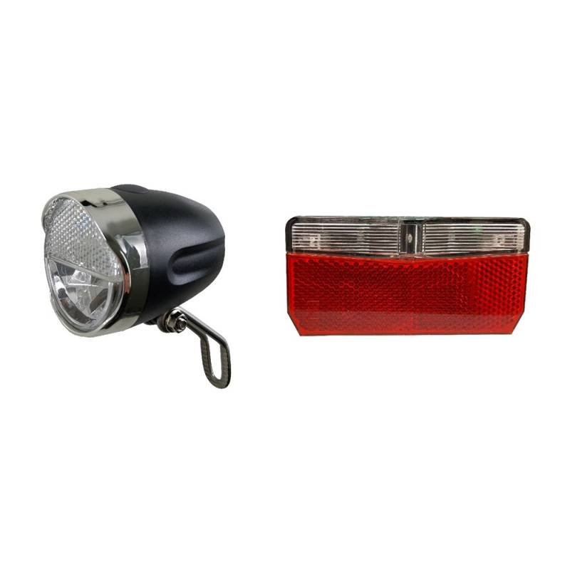 Set d'éclairage LED à piles pour vélo de ville
