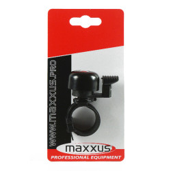 Sonnette pour vélo Mini Easy en aluminium noire Sonnette pour vélo Mini Easy en aluminium noire