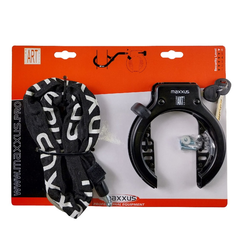 Cadenas fer à cheval avec chaîne enfichable de 90 cm Cadenas fer à cheval avec chaîne enfichable de 90 cm