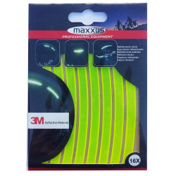 Set de stickers réfléchissants jour jante de vélo 16 pièces