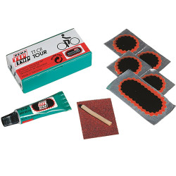 Set de réparation pour vélo avec 6 rustines